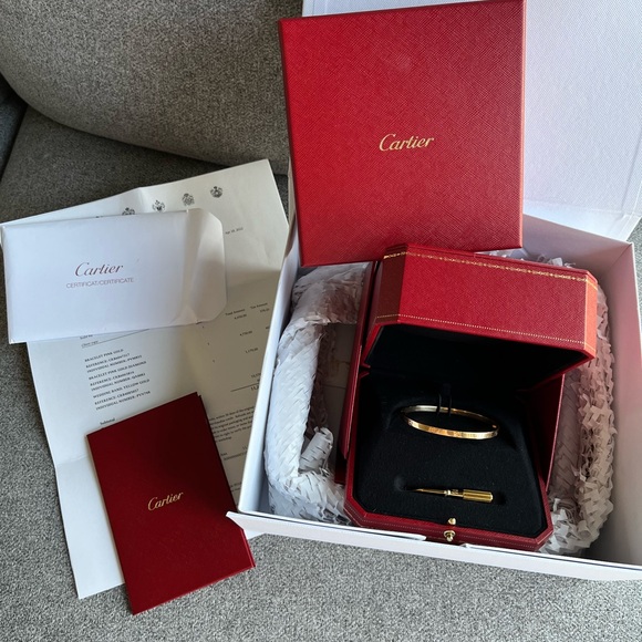 Cartier Jewelry - Cartier Love Bracelet Small 17